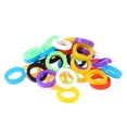 thumbnail image 2 of 30 Pcs Capuchons de Clés Colorés en Silicone, Étiquettes de Clés Élastiques, Anneaux de Codage (Couleur Mixte), 2 of 7