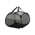 thumbnail image 2 of Mesh Laundry Hamper, Wide Opening With Side Pocket, Breathable Sturdy Foldable Space Saving, For Laundry Clothes Storage, Portable Travel Companion, Easy To Store, 2 of 7