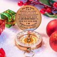 thumbnail image 2 of Luminous Compass Glowing Compass Luminous Compass Dad To Son Enjoy The Ride Gift For Camping Outdoor Activities Navigation Tool, 2 of 8