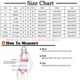 thumbnail image 3 of Bikinis Sets for Women Womens Ruffle Conservative Piece Swimsuit Chest Hollow Colorblocking Backless Swimsuit, 3 of 12
