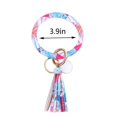 thumbnail image 2 of PU Leather Bracelet Keychain Fashion Tassel Pendant Bracelet Key Ring, 2 of 2
