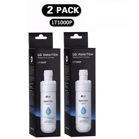 2 Pack (LT1000P) Refrigerator Filter, Refrigerator Water Filter