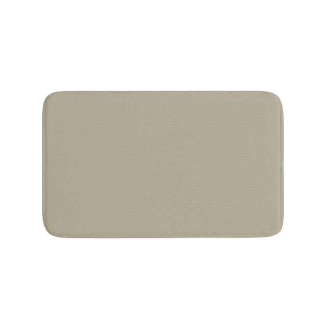 Birdeem Thick Striped Memory Foam Bath Rugs, Soft Absorbent Velvet Bathroom Mats, Non-Slip Bottom , Machine Washable Bathmat, Carpet Rug Room Decoration for Wash Floor