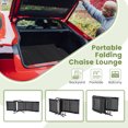 thumbnail image 4 of Gymax 2 Pcs Chaises Longues Pliantes avec Dossier Inclinable à 6 Niveaux Chaises de Patio, 4 of 7