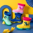 thumbnail image 4 of Bottes pour Filles Enfants Dessin Animé Commander pour Filles Bottes de Pluie pour Enfants Non Poignets de Bottes pour Filles Petites Filles Chaussures d'Eau d'Automne Design Classique Filles Léopard Bottes pour Filles Bottes de Pluie pour Enfants Confortables, 4 of 4