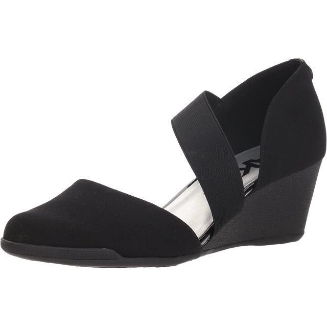 Anne Klein Sport Tara Sandales Compensées, Noir Multicolore