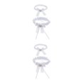 thumbnail image 3 of relayinert Beautiful Womens Lace Flower Leg Garter Belt Rings Exquisite and Charming White 33cm 2Set, 3 of 6