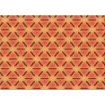thumbnail image 1 of Ahgly Company Tapis d'Intérieur Rectangulaire Transitionnel Lavable à la Machine, Rouge Lave, 2 Pieds x 4 Pieds, 1 of 7