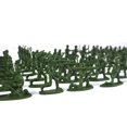 thumbnail image 4 of Hot Selling Military Simulation Model Soldier Corps 100 Pack War Scene Soldiers Military Children's Toys One Bag Random Color Mainly Green, 4 of 8