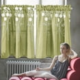 thumbnail image 3 of Limited Time Violete Curtains Foreign Trade Short Curtains Polyester Embroidered Curtains, 3 of 6