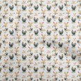 thumbnail image 1 of oneOone Rayon Orange Fabric Birds Rooster Craft Projects Decor Fabric Printed By The Yard 56 Inch Wide, 1 of 4