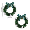 thumbnail image 3 of WLOELOEW Style B 2 Piece Christmas Magnetic Wreath Ornament Refrigerator Magnet For Holiday Home Kitchen Decor Festive B, 3 of 7