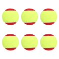 thumbnail image 2 of S SERENABLE 6Pcs Tennis Training Balls 6.4cm Diameter for Workout Enthusiasts Activities Red, 2 of 9