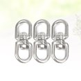 thumbnail image 4 of Miangastore Stainless Steel Hanging Basket Spinner Double Swivel 3Pcs 1.9In, 4 of 9