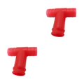 thumbnail image 4 of Decodeary Boire Boisson Tuba Peut Paille Acier Inoxydable Tuba Entonnoir Connecteur Rouge 2Set, 4 of 6