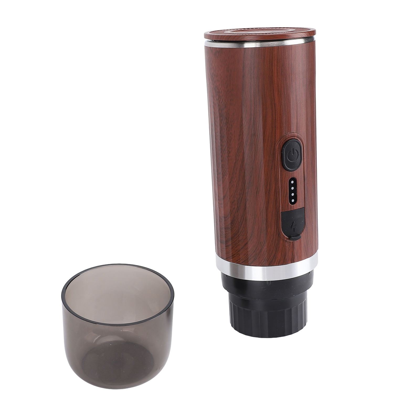 Electric Travel Coffee Maker, Self Heating Portable Coffee Maker 20bar Extraction 304 Stainless Steel  for Outdoor