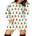 thumbnail image 2 of Ladies‘ Christmas Hoodie with Long Sleeves and Cartoon Print  featuring Pockets, 2 of 5