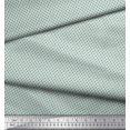 thumbnail image 3 of Soimoi Green Heavy Satin Fabric Cedar Tree Print Sewing Fabric Yard 54 Inch Wide, 3 of 5