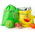 thumbnail image 4 of Banana & Lettuce Bag Washable Stay Fresh Bags Drawstring Design Storage Bag Banana Storage Bag Vegetable Storage Bag Odor For Fruits And Vegetables, 4 of 6