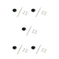 thumbnail image 3 of Transemion Car Modification Lightweight And Stylish Hood Lock Multiple Options Available black DP17-32 5Set, 3 of 6
