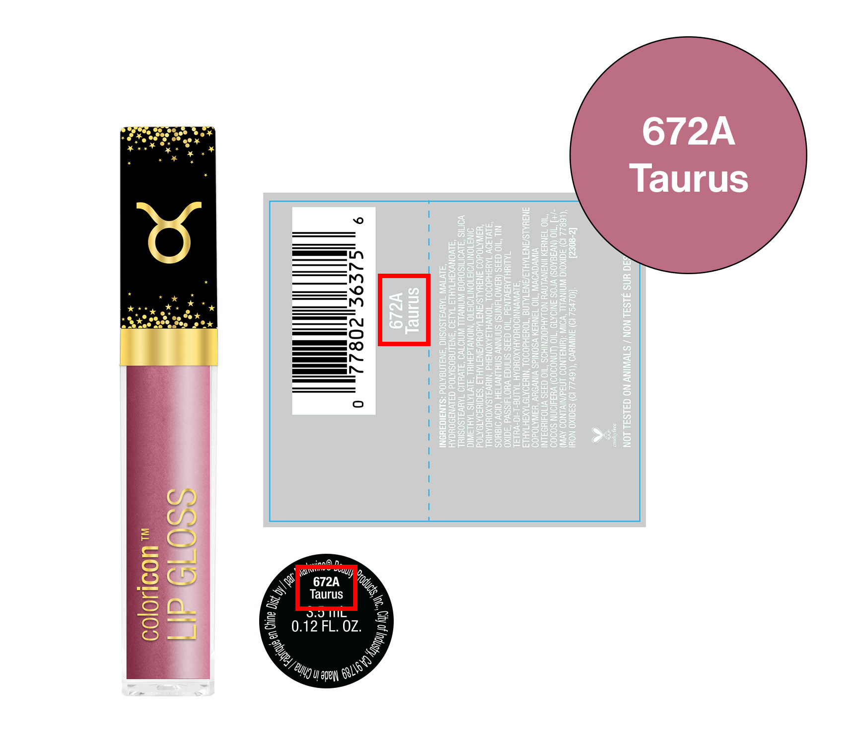 Gloss à lèvres Color Icon - Collection Zodiaque