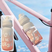 Vacemry Cycling Water Bottle 650ml Squeezing Bottle For Outdoor Sports, Gradient Water Bottle With Leak-Proof Lid, Fitness Hiking Bicycle Water Bottle For Gym Running Camping Travel