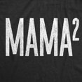 thumbnail image 2 of Womens Mama Squared T Shirt Funny Math Nerdy Mother's Day Cute Tee for Mom Of Two (Heather Black) - 3XL, 2 of 3