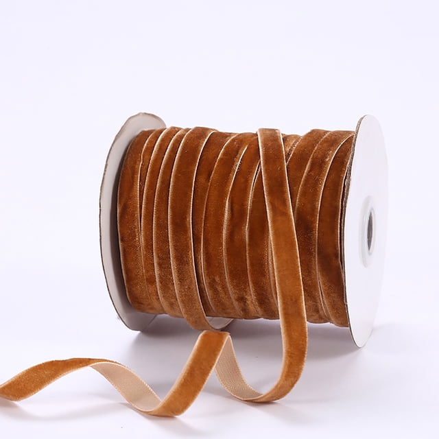 TopLLC Velours 1 cm Ribbon Flocage Ribbon Velours Bijoux Bricolage Ribbon Accessoires Nœud Ribbon 50 Yards en Liquidation