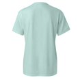 thumbnail image 5 of JIRNDf T-Shirt pour Femmes Hauts d'Été Tendance Rose Imprimé Manches Courtes Col Rond Mignons Graphiques pour Femmes Chemises Vert Menthe S, 5 of 5