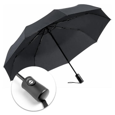 Parapluies Coupe-Vent de 23 Pouces, Parapluies Automatiques Compacts à Triple Pliage