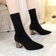 thumbnail image 1 of LSLJS High Heel Sandales pour Femmes Sandales pour Dames Bottes Ajustées Bottes Simples Bottines Élégantes, Bottes Mi-Mollet pour Femmes, Bottes pour Femmes, 1 of 4