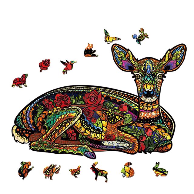 Irregular Three-Dimensional Animal Puzzles With Special-Shaped Wooden Puzzles