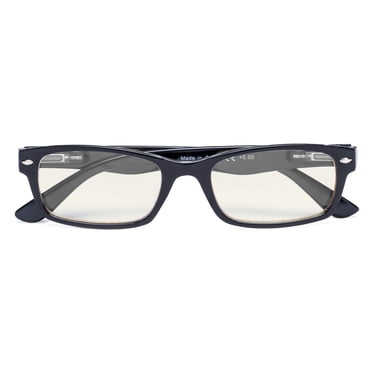 CessBlu Blue Light Filter Eyeglasses Readers,Anti Blue Rays,UV Protection,Computer Reading Glasses for Men Women(Black) +2.25