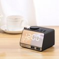thumbnail image 1 of Radio Bluetooth Speaker With Clocks Dual USB Charging Port AUX Card Play Thermometer Kit Radio, 1 of 12