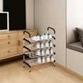 thumbnail image 5 of TopLLC Shoe Rack, Shoe Rack Organizer Shoe Rack-multi-layer- Economical Entrance Assembly-multifunctional Plastic-4-layer Storage-wrought Iron Dormitory Storage Rack shoe rack, 5 of 5