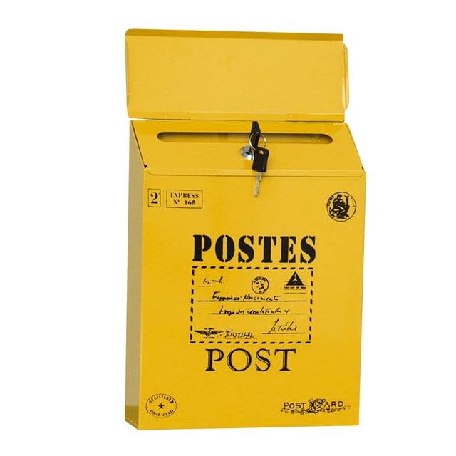 Leutsin Vintage Retro Wall Mount Mailbox Waterproof