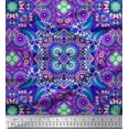 thumbnail image 1 of Soimoi Polyester Crepe Fabric Paisley & Mandala Decorative Printed Fabric 1 Yard 42 Inch Wide, 1 of 2