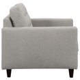 thumbnail image 3 of LexMod Empress Fauteuil Rembourré, 4 Pouces, Gris Pâle, 3 of 5