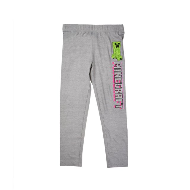 Girls Minecraft Next Level Creeper Leggings