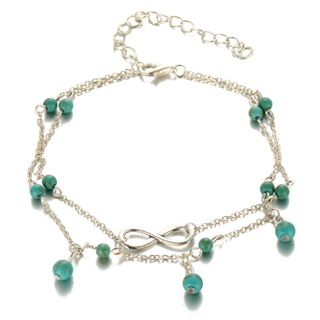 Bracelet de Cheville pour Femme, Charme Créatif, Bracelet de Cheville Ajustable, Bijou de Pied