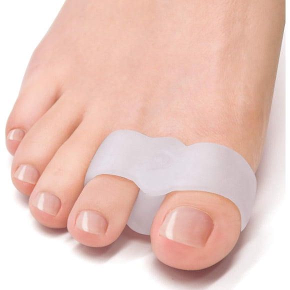 8 Pieces Bunion Corrector, Toe Separators with 2 Loops, Big Toe Space Suitable for Bunion Pain Relief and Separating Overlapping Toes