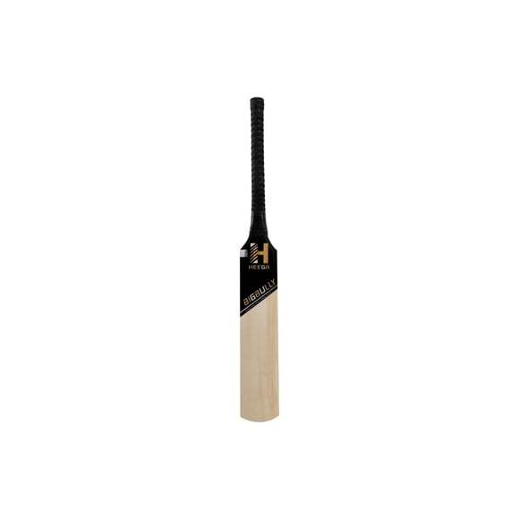 Heega Choix du Champion Bigbully Mongoose Kashmir Willow Cricket Bat pour Garçons, Taille Complète / Beige & Noir