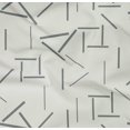 thumbnail image 4 of oneOone Organic Cotton Poplin Twill Fabric Line Geometric Print Fabric BTY 42 Inch Wide, 4 of 4