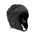 thumbnail image 2 of S SERENABLE Rugby Helmet Adjustable Shockproof Rugby Headguard for Playing Soccer Adults Black, 2 of 9