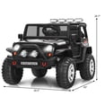 thumbnail image 2 of Patiojoy Kids Ride on Truck 12V Electric Truck w/Remote Control Battery Powered Ride on Toy Car Black, 2 of 6