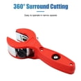 thumbnail image 4 of Ratcheting Pipe Cutter 8-29mm Portable Metal Tubing Cutter for Plumbing Automobile HVAC Maintenance Red, 4 of 7