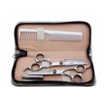 thumbnail image 1 of Yeacher Professional Hair Cutting Scissors Set Stainless Steel Scissors Comb Kit Thinning Shears Hairdressing Shears Kit Barber Tool, 1 of 7