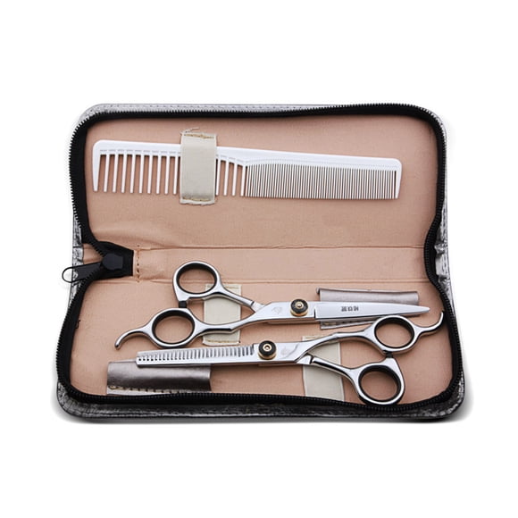 Yeacher Professional Hair Cutting Scissors Set Stainless Steel Scissors Comb Kit Thinning Shears Hairdressing Shears Kit Barber Tool