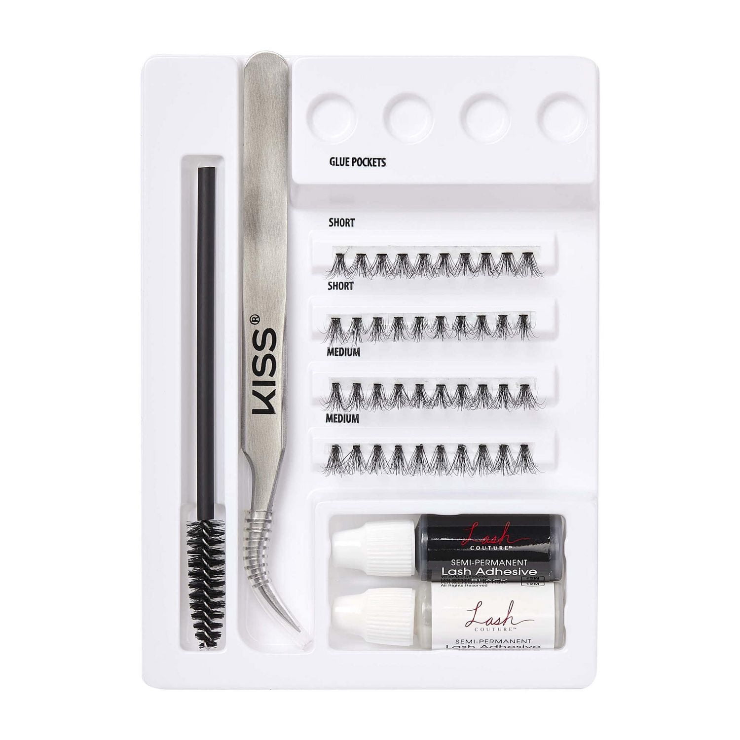 KISS Lash Couture Luxtension Collection - Kit - 40 Clusters