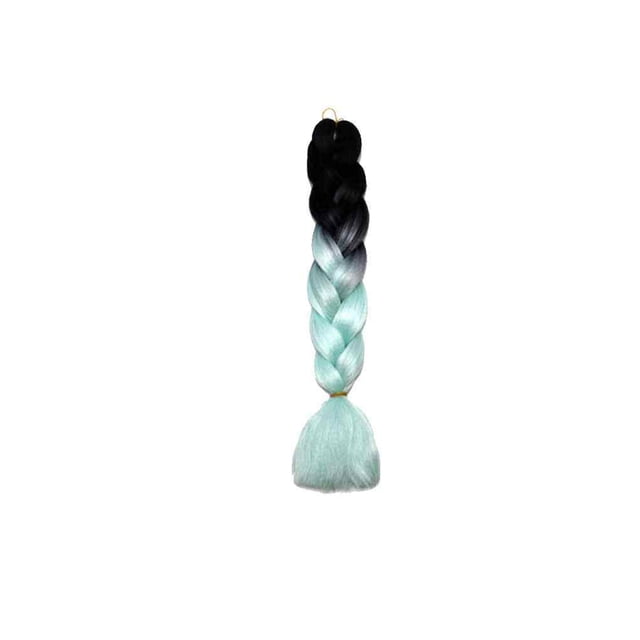 Gradient Color Women Braid Hair Large Braiding Hair High temperature fiber Wigs High Temperature Fiber Synthetic Hair Extensions